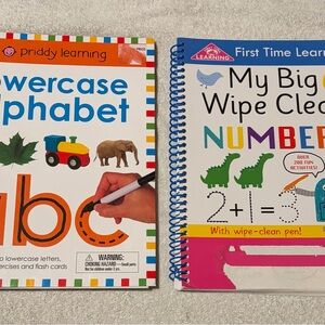 Wipe Clean Workbook: Lowercase Alphabet and my big wipe clean numbers